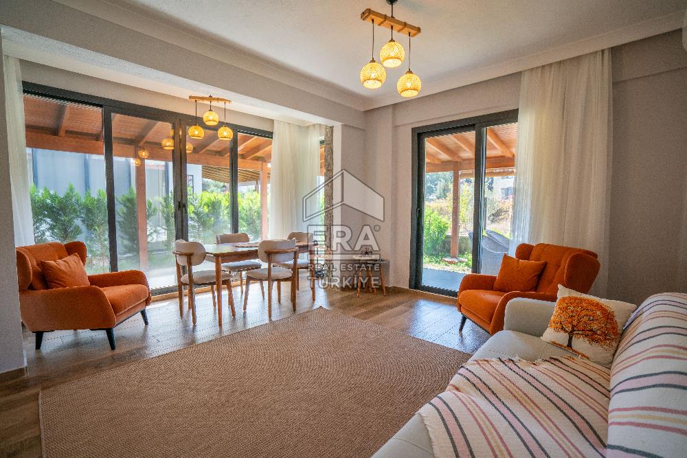 Datça Reşadiye Dalya Evleri'nde Satılık 150m2 3+1 Tripleks Villa