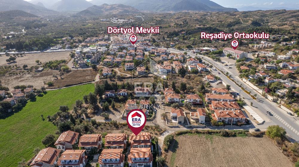 Datça Reşadiye Dalya Evleri'nde Satılık 150m2 3+1 Tripleks Villa