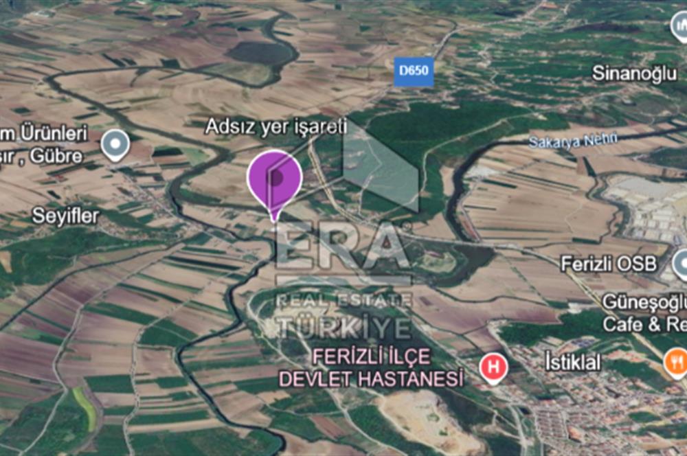 ERA KARAT’TAN SAKARYA FERİZLİ’DE  SATILIK 640 M2 TARLA