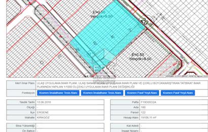 TEKİRDAĞ ERGENE, İMALATHANE TESİS ALANI SATILIK KELEPİR ARSA