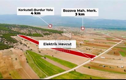 ANTALYA KORKUTTELİ  BOZOVA SATILIK TARLA