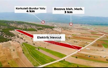 ANTALYA KORKUTTELİ  BOZOVA SATILIK TARLA