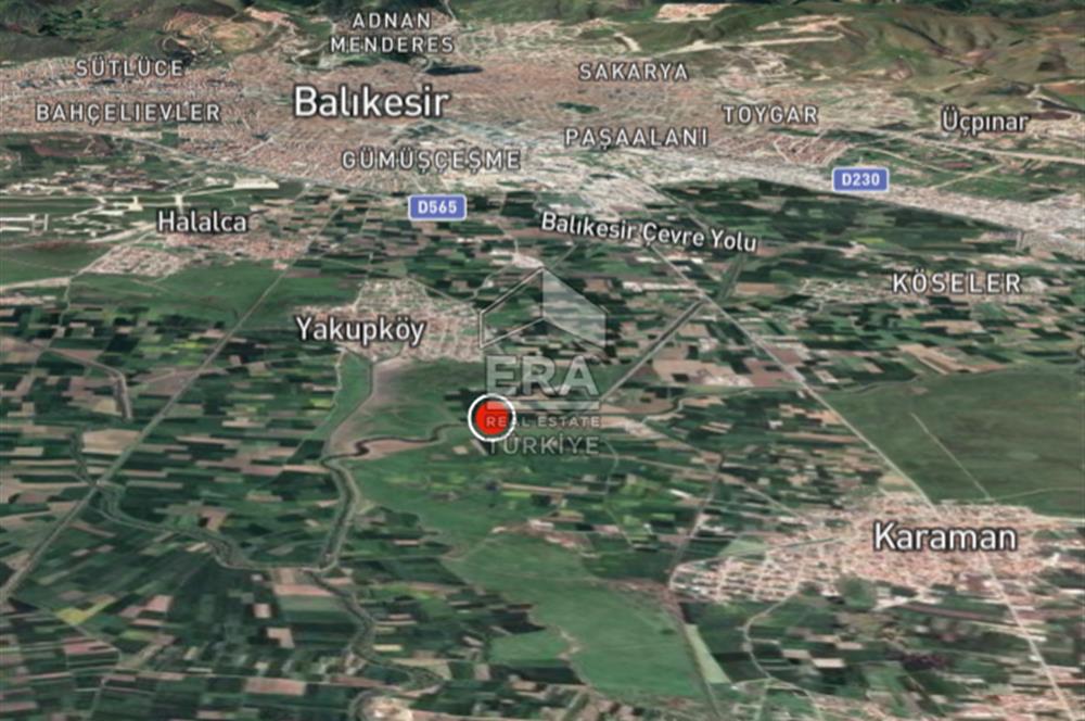 ERA PORT GÜVENCESİYLE YAKUPKÖY'DE SATILIK 3367 METREKARE TARLA