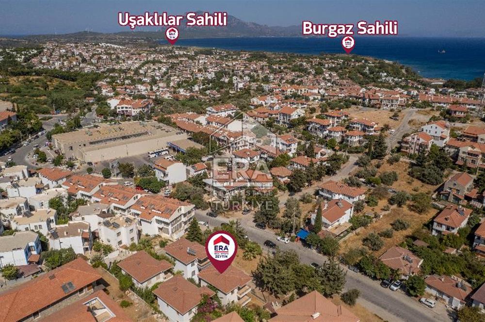 Datça Merkezde Satılık Deniz Gören 3.5+1Tripleks 180m2 Villa