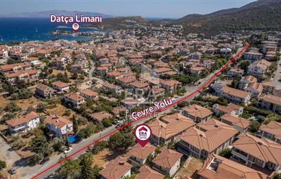 Datça Merkezde Satılık Deniz Gören 3.5+1Tripleks 180m2 Villa