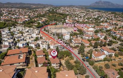 Datça Merkezde Satılık Deniz Gören 3.5+1Tripleks 180m2 Villa