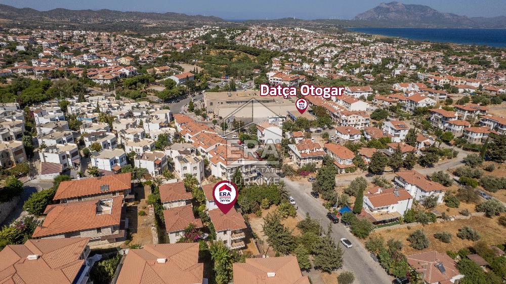 Datça Merkezde Satılık Deniz Gören 3.5+1Tripleks 180m2 Villa