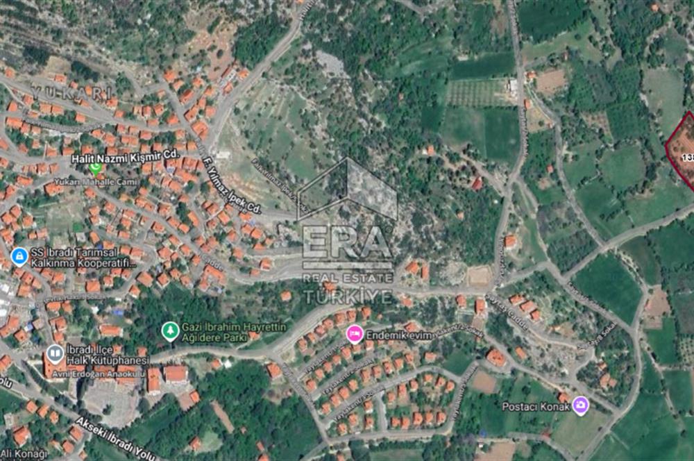 ANTALYA İBRADI YUKARI MAHALLE SATILIK TEK TAPU TARLA