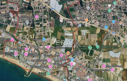 ANTALYA MANAVGAT EVRENSEKİ TURİZM BÖLGESİNDE SATILIK TARLA