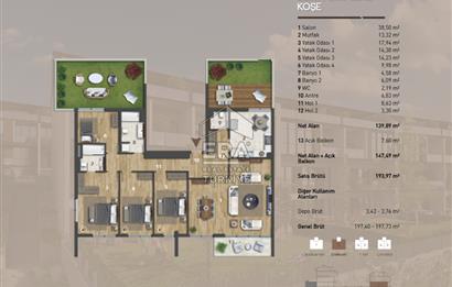 Zekeriyaköy Köy Projesi 1.Etap 4+1 Bahçeli Simpleks Zemin Daire