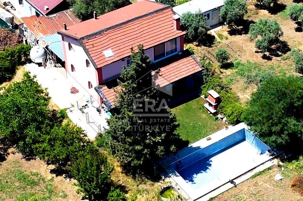 Menderes Değirmendere SATILIK 5.583m2 Tarla/160m2 Havuzlu Villa