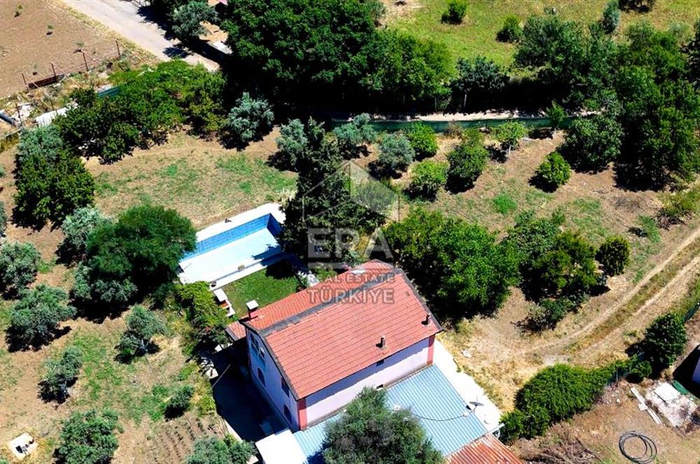 Menderes Değirmendere SATILIK 5.583m2 Tarla/160m2 Havuzlu Villa