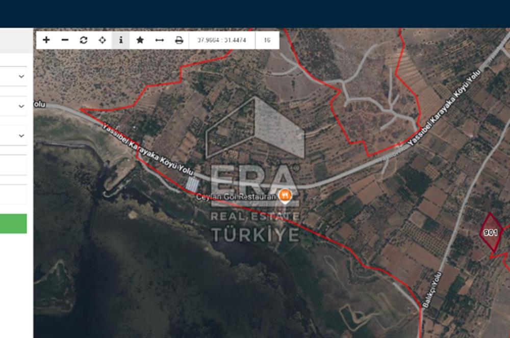 ISPARTA ŞARKİKARAAĞAÇ FELE MAHALLESİNDE SATILIK TARLA