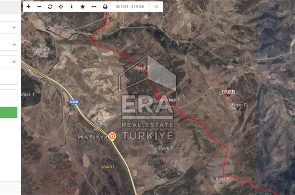 ISPARTA ŞARKİKARAAĞAÇ YUKARIDİNEK MAHALLESİNDE SATILIK TARLA