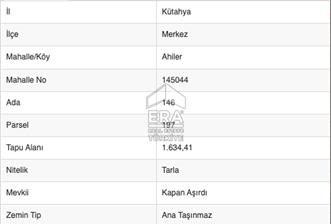 KAÇMAZ FIRSAT! 1.6 DÖNÜM TEK TAPU TARLA! HER BÜTÇEYE UYGUN - 8 - 14014