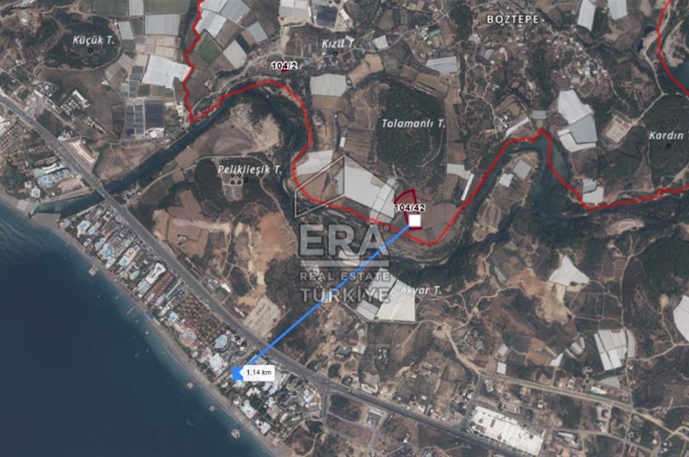 ANTALYA MANAVGAT BOZTEPE MAHALLESİ SATILIK TARLA