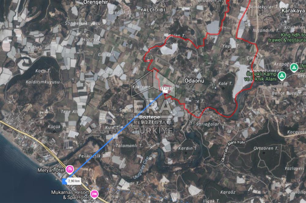 ANTALYA MANAVGAT ODAÖNÜ MAHALLESİ SATILIK TARLA