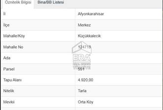 ERA VIP'DEN KÜÇÜKKALECİK'TE 4 PARÇA SATILIK 35.970 m² TARLA - 9 - 14142