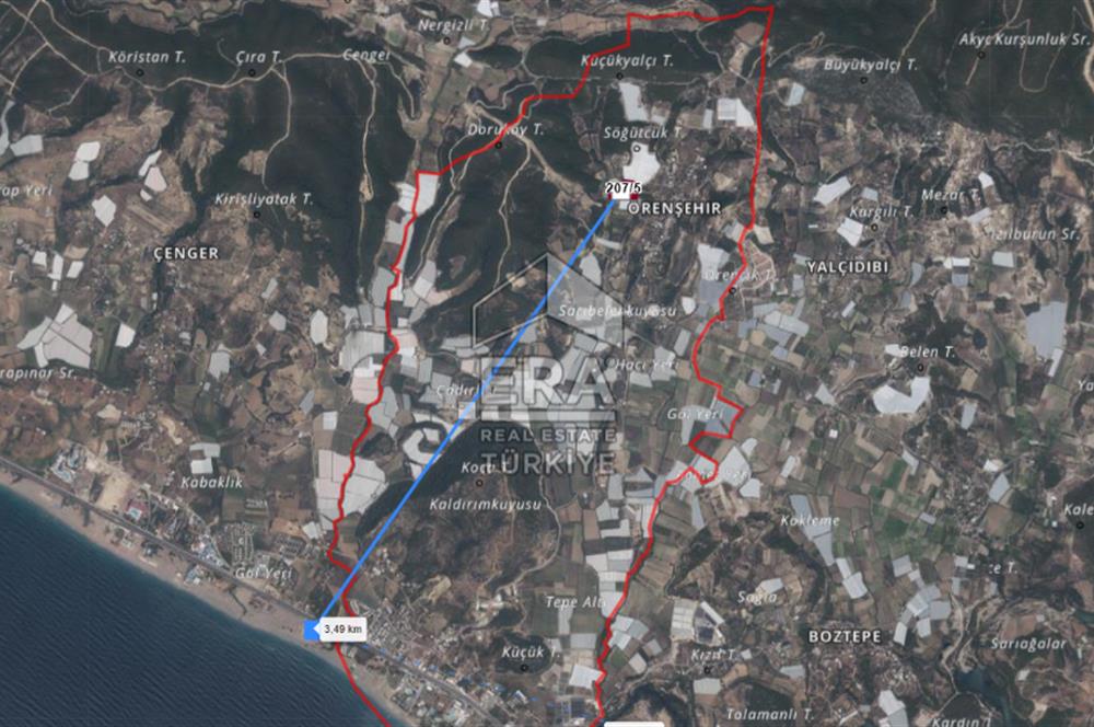 ANTALYA MANAVGAT ÖRENŞEHİR MAHALLESİ SATILIK TARLA