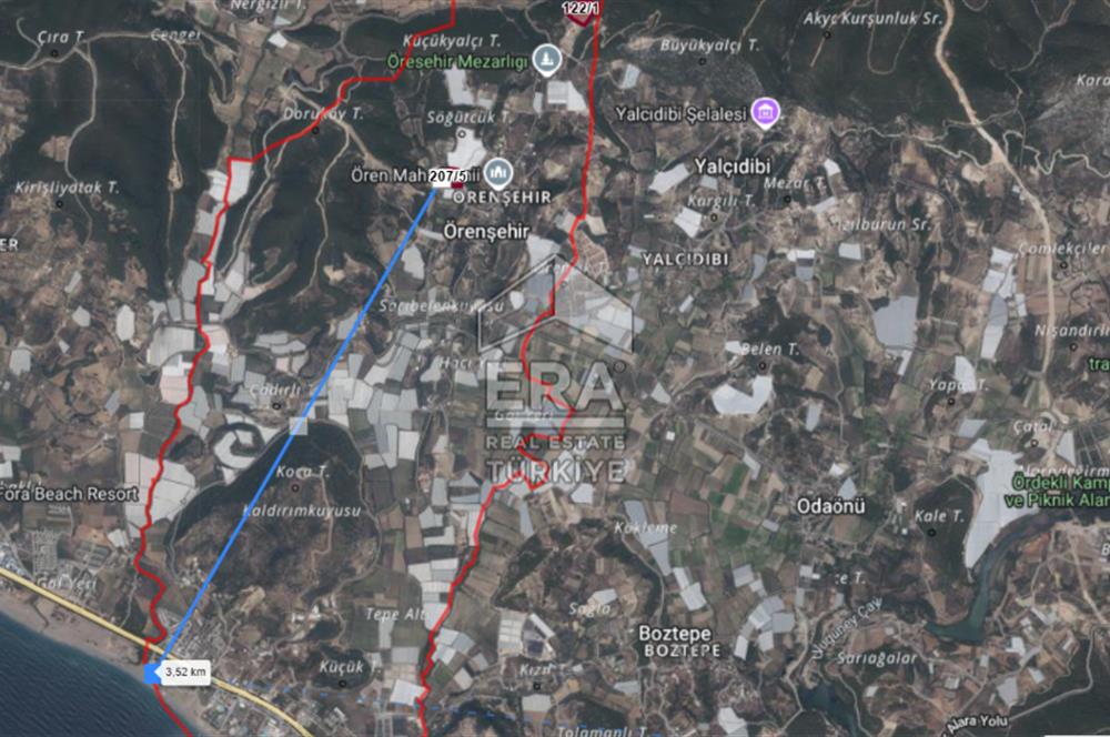 ANTALYA MANAVGAT ÖRENŞEHİR MAHALLESİ SATILIK TARLA