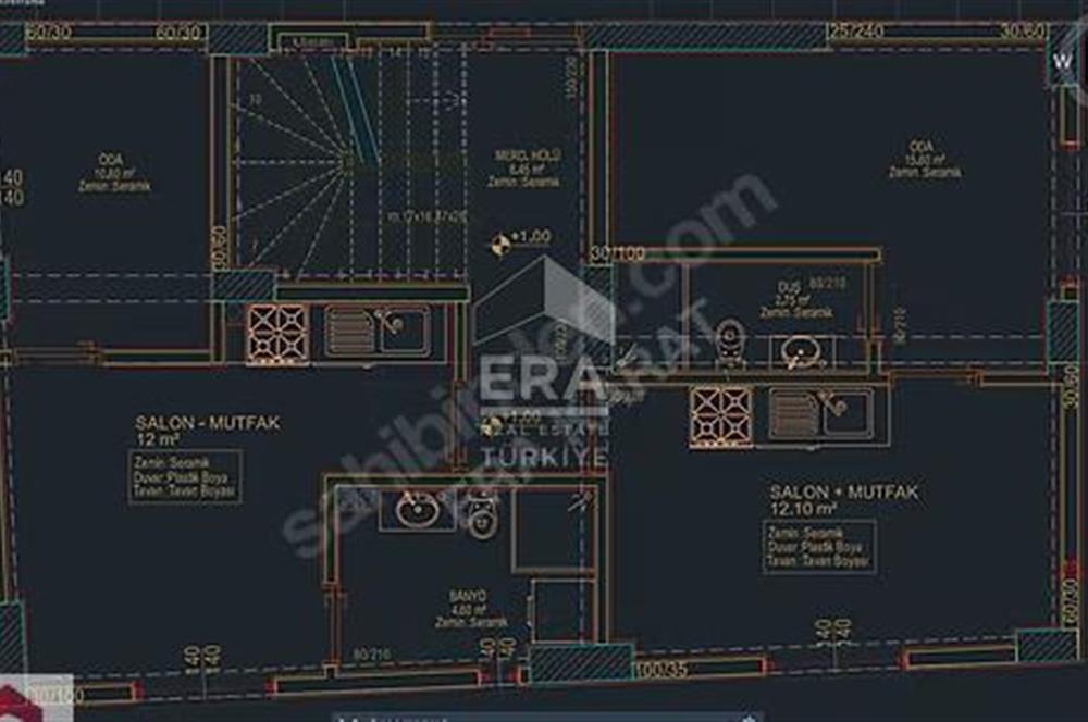 ERA KARAT SATILIK SIFIR 1+1 DAİRE / OFİS