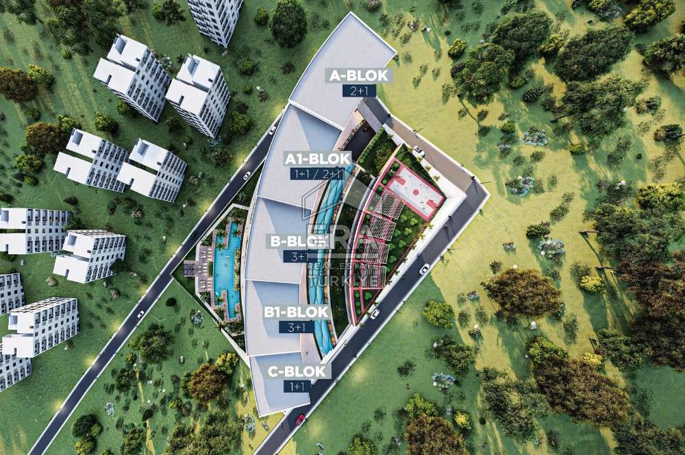 Nevora Yaşam Sitesi C Tipi Deniz Manzaralı 1+1 Satılık Daire