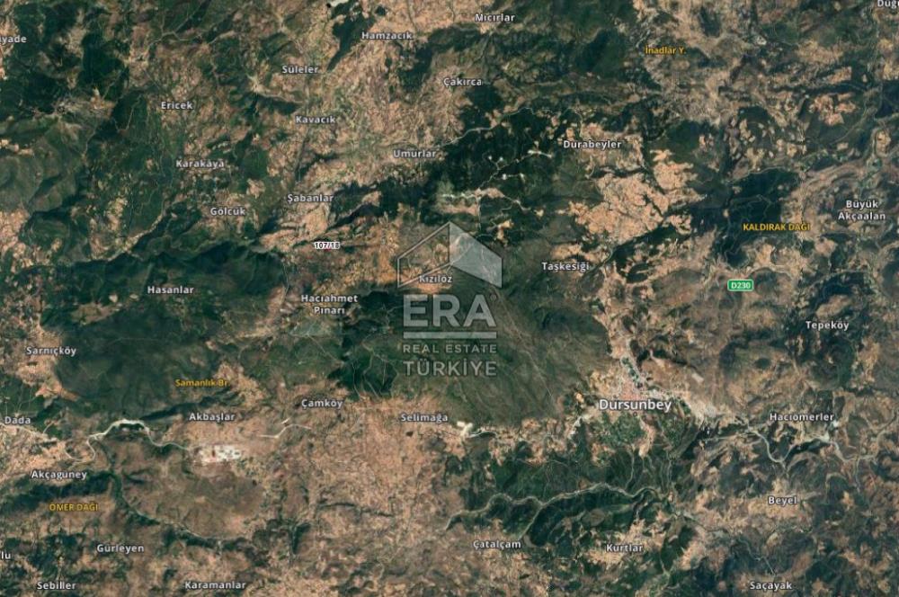 ERA PORT GÜVENCESİYLE DURSUNBEY VELİLER'DE SATILIK TARLA