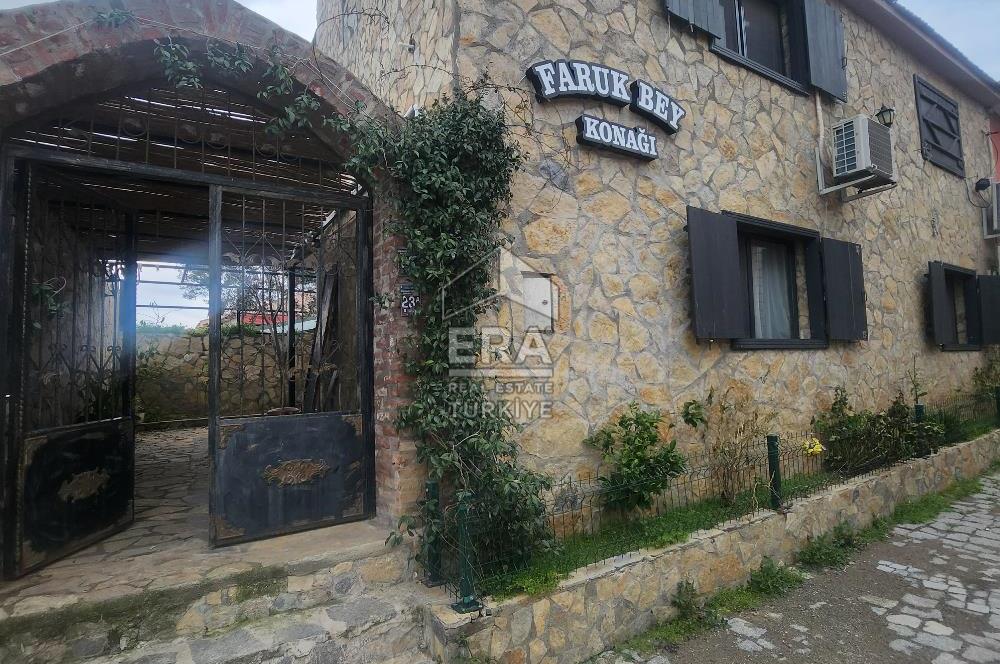  AYVALIK KÜÇÜKKÖY’DE TAMAMEN RESTORE EDİLMİŞ, BAHÇELİ TAŞ EV