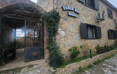  AYVALIK KÜÇÜKKÖY’DE TAMAMEN RESTORE EDİLMİŞ, BAHÇELİ TAŞ EV