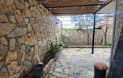  AYVALIK KÜÇÜKKÖY’DE TAMAMEN RESTORE EDİLMİŞ, BAHÇELİ TAŞ EV