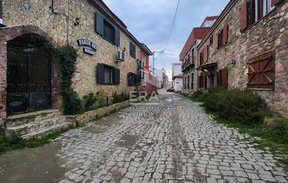  AYVALIK KÜÇÜKKÖY’DE TAMAMEN RESTORE EDİLMİŞ, BAHÇELİ TAŞ EV