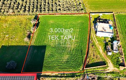 MENDERES OĞLANANASI - İMAR PLANI İÇİNDE 3.000 M2 TEK TAPU ARAZİ
