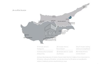 KKTC Gazimağusa İskele'nin En Özel Projesinde 1+0 Satılık Daire