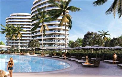 KKTC Gazimağusa İskele'nin En Özel Projesinde 1+0 Satılık Daire