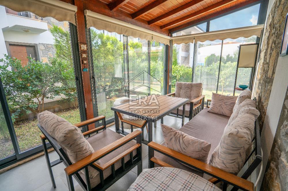 Datça Merkezde Nezih Sitede Satılık Denize Yakın 1+1 65m² Bahçe Katı Daire