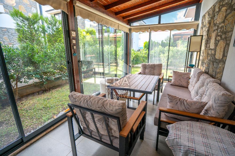 Datça Merkezde Nezih Sitede Satılık Denize Yakın 1+1 65m² Bahçe Katı Daire