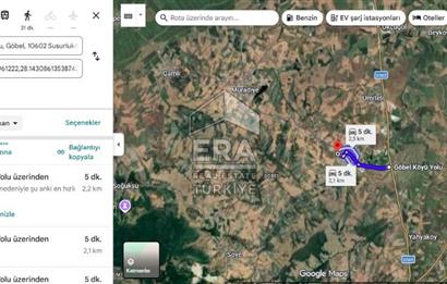 ERA SÖZ GAYRİMENKUL’DEN SUSURLUK GÖBEL’DE SATILIK ARSA