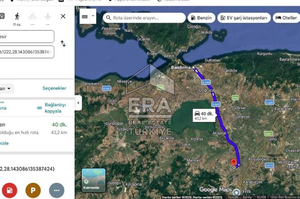ERA SÖZ GAYRİMENKUL’DEN SUSURLUK GÖBEL’DE SATILIK ARSA