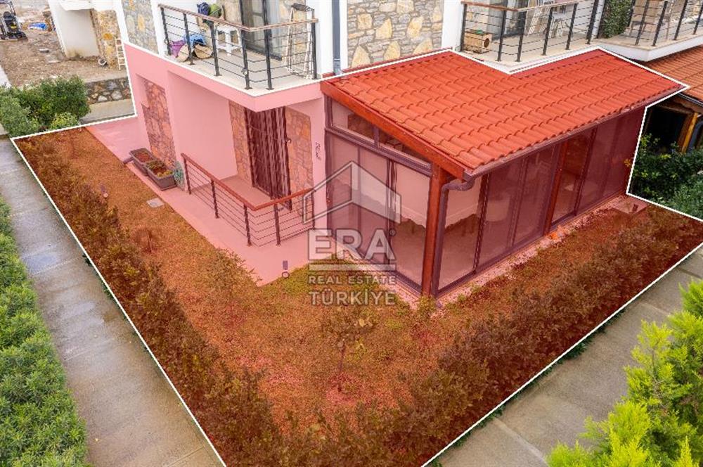 Datça Merkezde Nezih Sitede Satılık Denize Yakın 1+1 65m² Bahçe Katı Daire