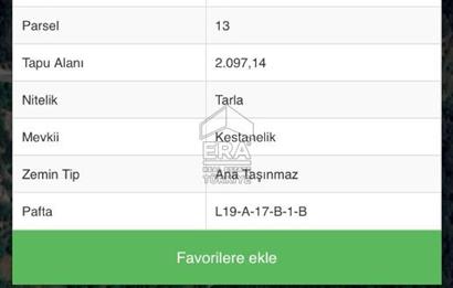 Kemalpaşa Kamberlerde Satılık Kestanelik