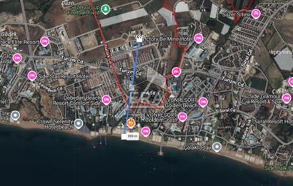 MANAVGAT YAVRUDOĞAN MAHALLESİ'NDE TURİZM KONUT BÖLGESİNDE SATILIK ARSA 