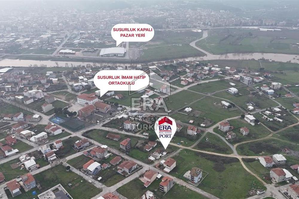 ERA PORT GÜVENCESİYLE BALIKESİR SUSURLUK MERKEZDE 318 m² ARSA