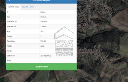 ADANA/CEYHAN/SARIMAZI MAH. KONUT İMARLI ARSA