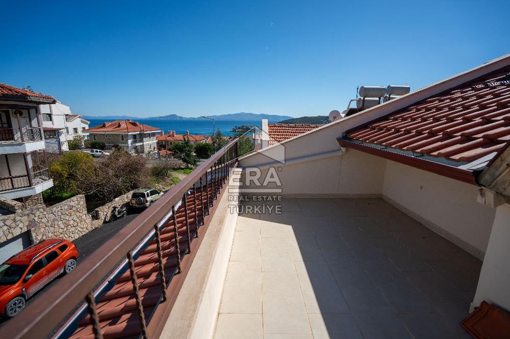  Datça Merkezde Satılık 3+1 Deniz Manzaralı Dubleks Daire