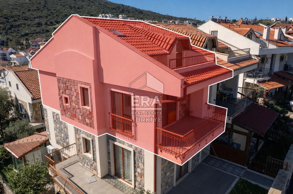  Datça Merkezde Satılık 3+1 Deniz Manzaralı Dubleks Daire