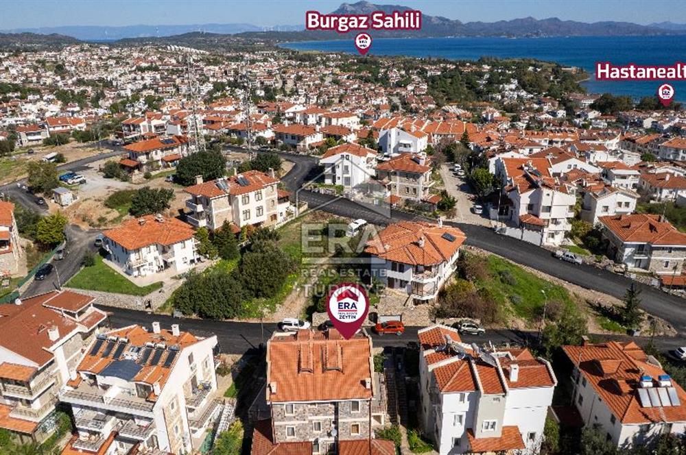  Datça Merkezde Satılık 3+1 Deniz Manzaralı Dubleks Daire