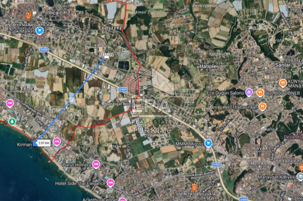 ANTALYA MANAVGAT ILICA MAHALLESİ SATILIK ARSA