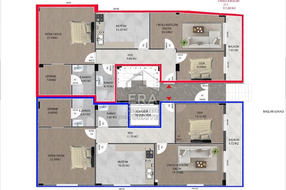 BALIKESİR KARESİ 2.SAKARYA MAH 111m² SATILIK KONUT