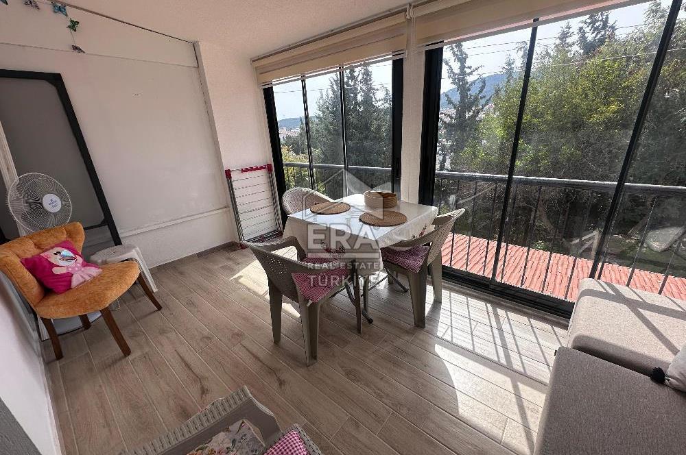 Datça Merkezde Kiralık 2+2 75 m² Deniz Manzaralı Tripleks Daire