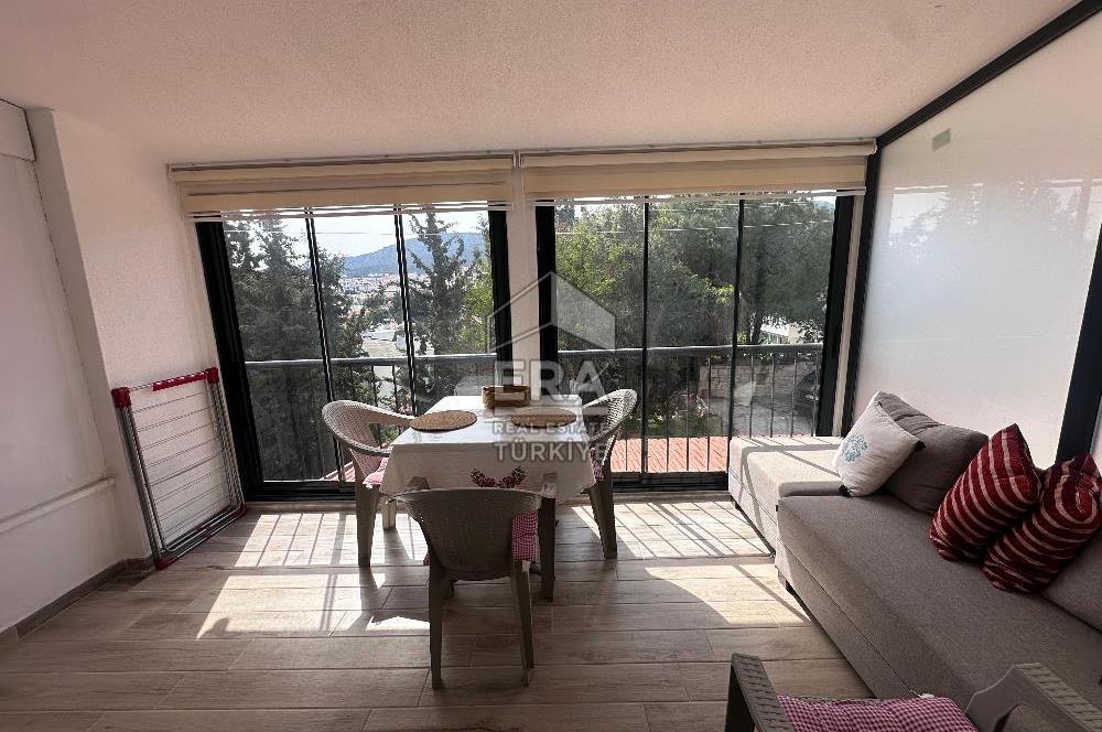 Datça Merkezde Kiralık 2+2 75 m² Deniz Manzaralı Tripleks Daire